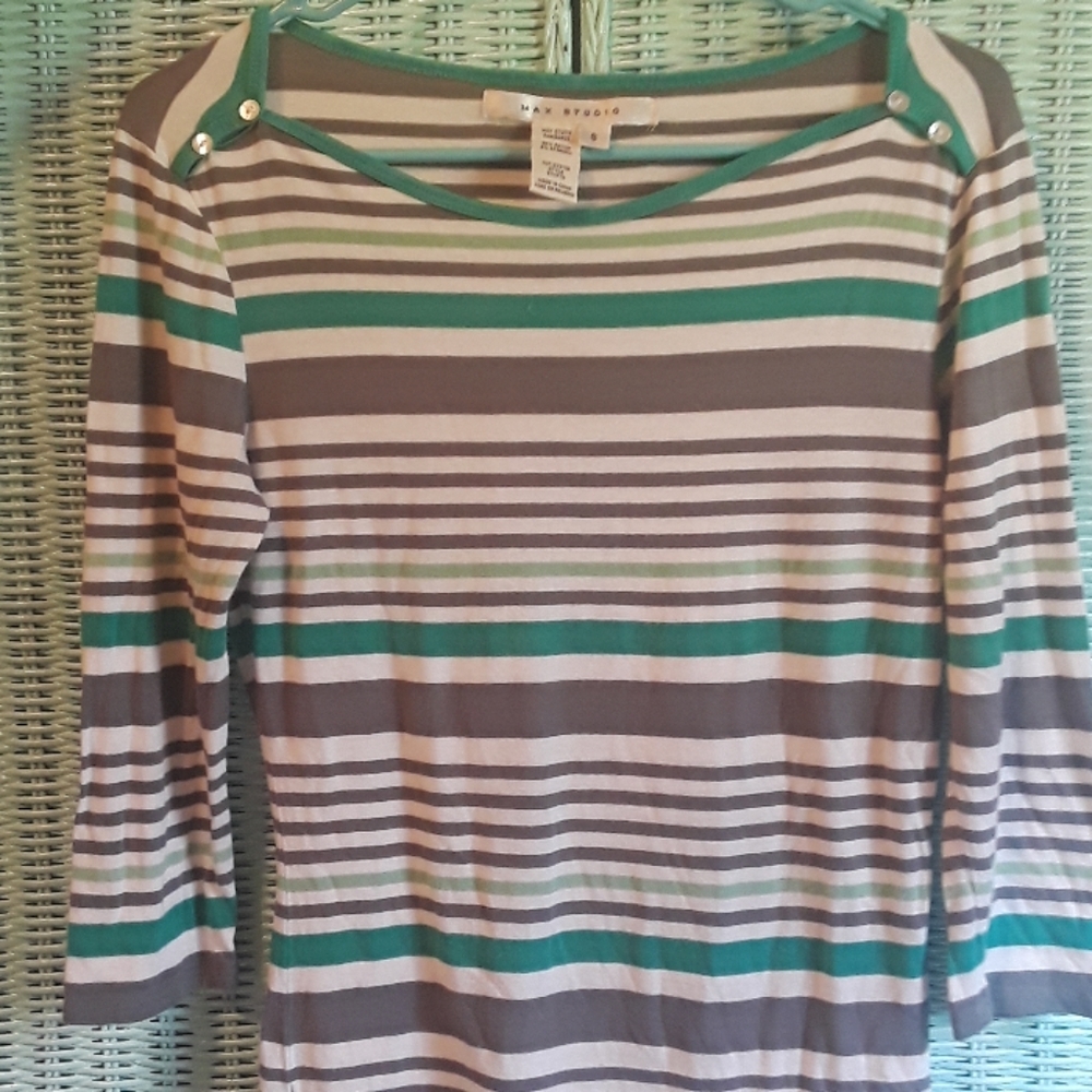 Max studio three quarter length shirts